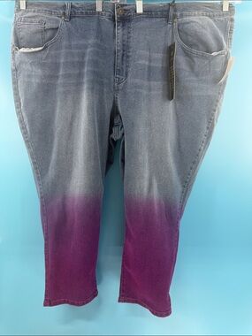 DG2 Ombre Mid-Rise Women’s Jeans - Purple Fade 28W